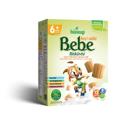 Tam Buğday Unlu Keçi Sütlü Bebek Bisküvisi 400 GR - 1